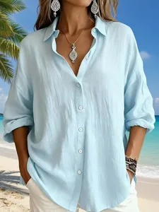 damen-leinenahnliches-faux-baumwoll-lein-blau-9