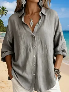 damen-leinenahnliches-faux-baumwoll-lein-grau-6