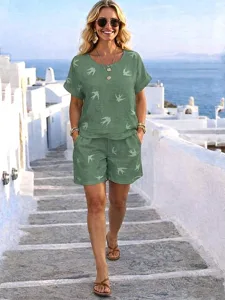 damen-leinenahnliches-faux-baumwoll-lein-grun-7