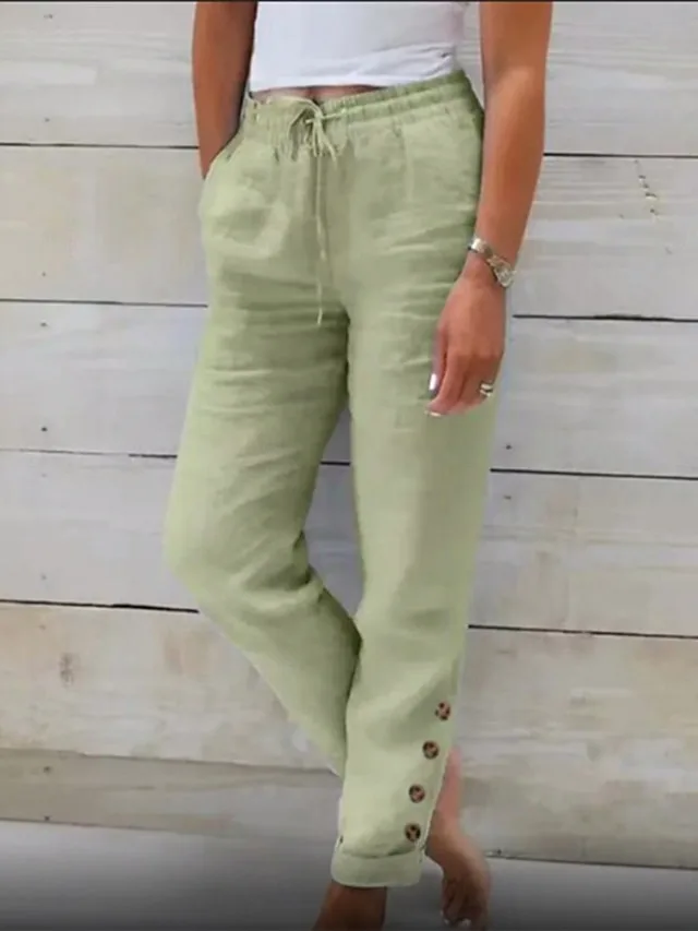 damen-leinenahnliches-faux-baumwoll-lein-leicht-grun-7