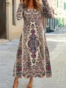 damen-maxi-kleid-t-shirt-kleid-tee-kleid-violett-39