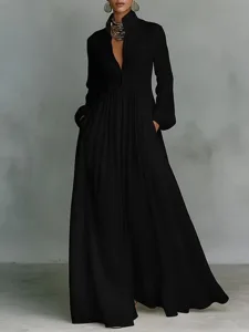 damen-maxikleid-hemdblusenkleid-weies-kl-schwarz-6