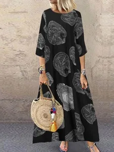 damen-maxikleid-kunstbaumwollleinen-shif-schwarz-6