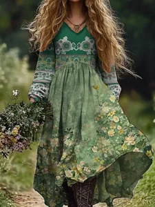 damen-maxikleid-sommerkleid-faltenkleid-grun-3