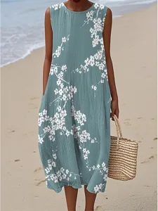 damen-midi-kleid-leinenahnliches-sommerk-grun-6