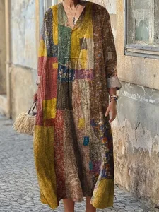 damen-midi-kleid-v-ausschnitt-langarm-ka-braun-23