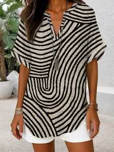 damen-midi-kleid-v-ausschnitt-lange-arme-braun-22