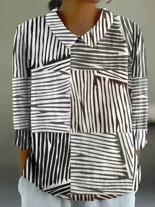 damen-midi-kleid-v-ausschnitt-lange-arme-schwarz-10