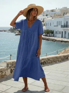 damen-midikleid-100-baumwolle-baumwoll-l-blau-8