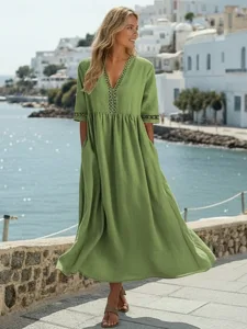 damen-midikleid-100-baumwolle-baumwoll-l-default-3