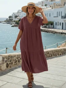 damen-midikleid-100-baumwolle-baumwoll-l-wein-10