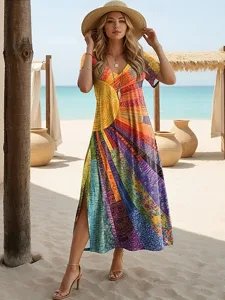 damen-midikleid-a-linie-kleid-lassig-tag-orange-1