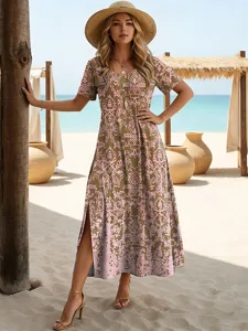 damen-midikleid-a-linie-kleid-lassig-tag-rosa-3