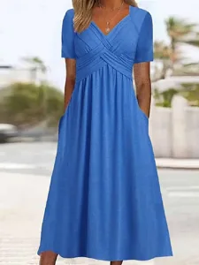 damen-midikleid-a-linie-kleid-sommerklei-blau-5