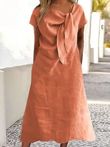 damen-midikleid-aus-baumwolle-und-leinen-orange-rot-3