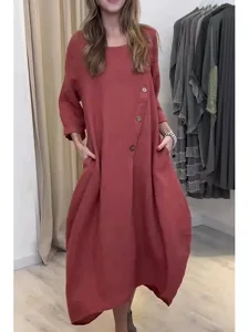 damen-midikleid-aus-baumwolle-und-leinen-wein-9