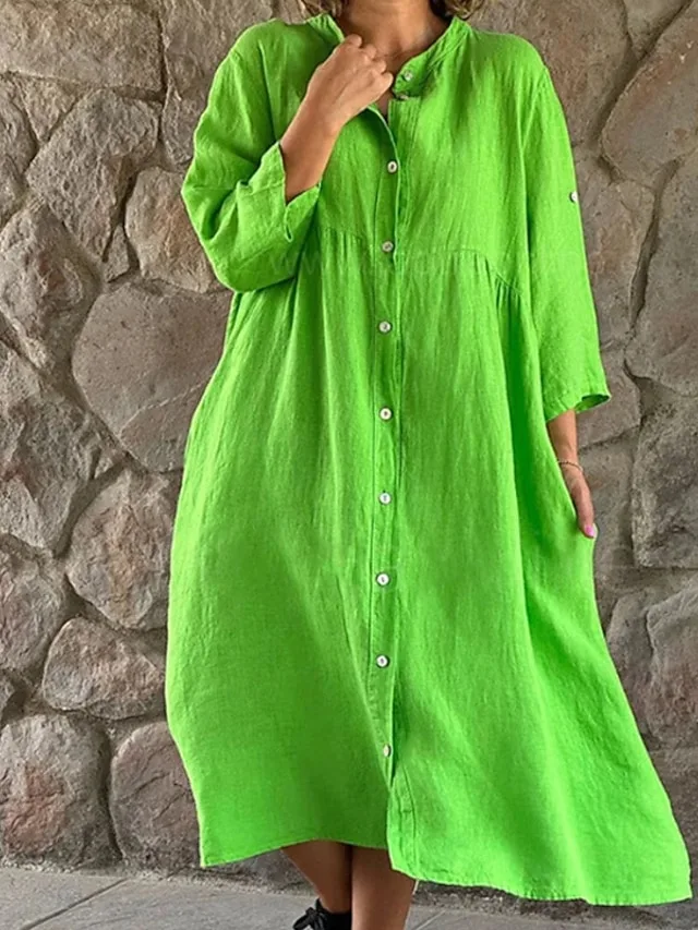 damen-midikleid-aus-baumwollleinen-hemdb-hellgrun-4