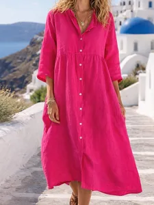 damen-midikleid-aus-baumwollleinen-hemdb-rosa-3