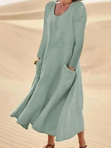 damen-midikleid-baumwoll-mischung-shiftk-hellgrun-5