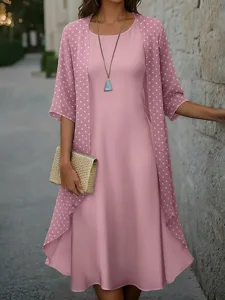 damen-midikleid-freizeitkleid-kleid-set-purpur-5