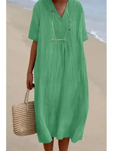 damen-midikleid-kunstbaumwollleinen-kaft-hellgrun-7