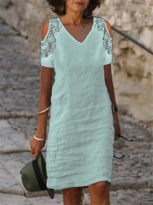 damen-midikleid-kunstbaumwollleinen-shif-grun-6