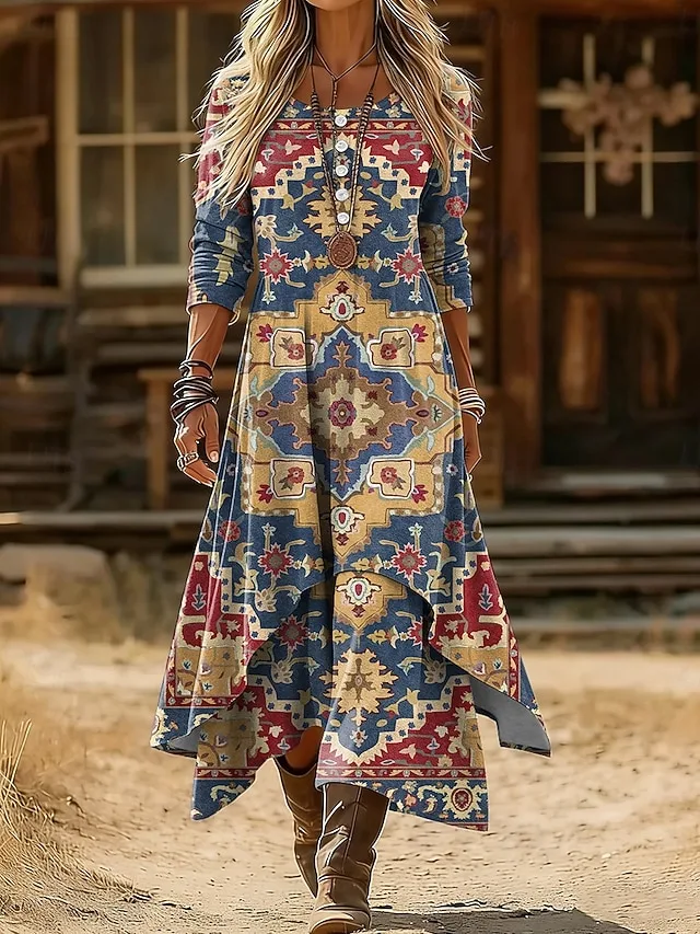 damen-midikleid-shiftkleid-lassig-taglic-konigliches-blau-6