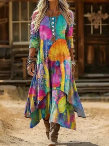 damen-midikleid-shiftkleid-lassig-taglic-orange-4