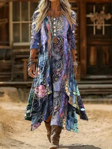 damen-midikleid-shiftkleid-lassig-taglic-purpur-2