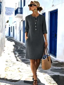 damen-midikleid-shiftkleid-lassig-taglic-schwarz-9