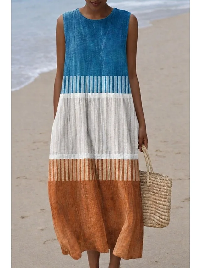 damen-midikleid-shiftkleid-sommerkleid-a-konigliches-blau-3