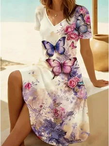 damen-mini-kleid-a-linie-kleid-t-shirt-k-beige-1