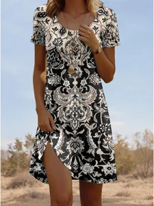 damen-mini-kleid-boho-lassiges-kleid-pet-grau-36