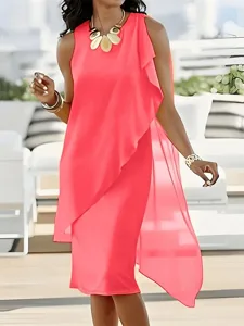 damen-minikleid-freizeitkleid-chiffonkle-rosa-1