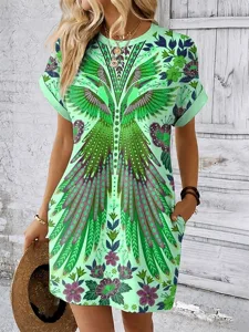 damen-minikleid-shiftkleid-t-shirt-kleid-grun-4