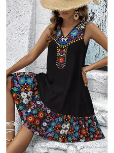 damen-minikleid-sommerkleid-a-linie-klei-schwarz-1