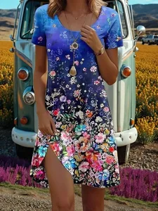 damen-minikleid-sommerkleid-t-shirt-klei-blau-1