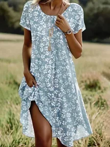 damen-minikleid-t-shirt-kleid-sommerklei-blau-1