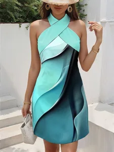 damen-minikleid-t-shirt-kleid-sommerklei-grun-3