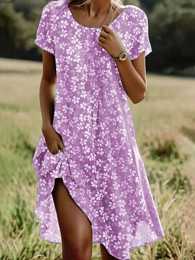 damen-minikleid-t-shirt-kleid-sommerklei-purpur-3