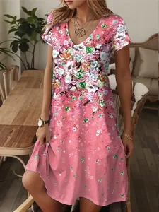 damen-minikleid-t-shirt-kleid-sommerklei-rosa-6