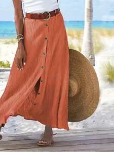 damen-mode-kusten-oma-stil-sommer-maxi-r-orange-4