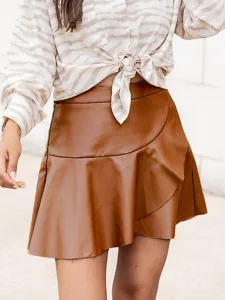 damen-mode-sexy-mini-hohe-taille-rocke-e-braun-5