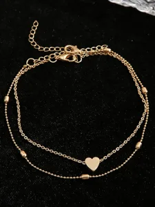 damen-modisch-outdoor-herz-fukettchen-gold-3