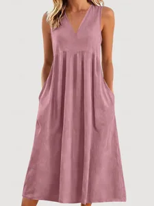 damen-normal-maxikleid-baumwoll-leinen-k-pfirsich-10