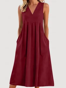 damen-normal-maxikleid-baumwoll-leinen-k-wein-6