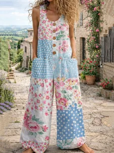 damen-normal-overall-aktiv-blumen-armell-leicht-blau-3