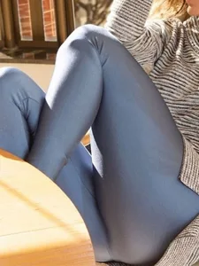 damen-normal-strumpfhosen-leggings-gemut-grau-4