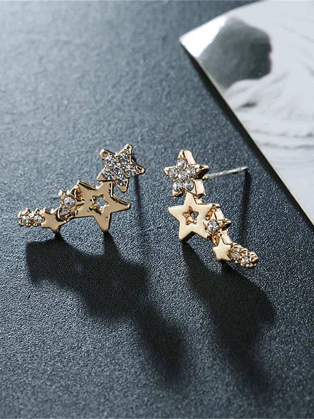damen-ohrringe-mode-outdoor-stern-ohrrin-gold-5