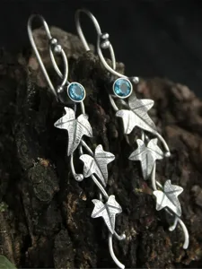 damen-ohrringe-modisch-outdoor-blatt-ohr-blau-2